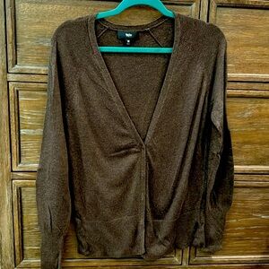 Mossimo size medium brown cardigan